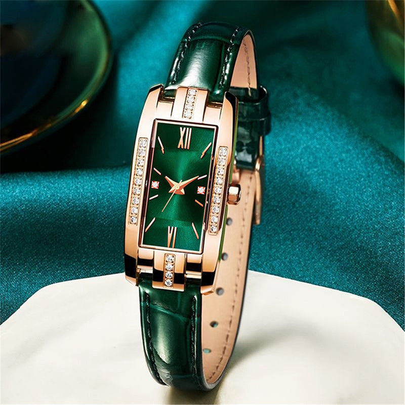 Elegant Temperament Square Ladies Quartz Watch (BUY 1 GET 1 FREE)