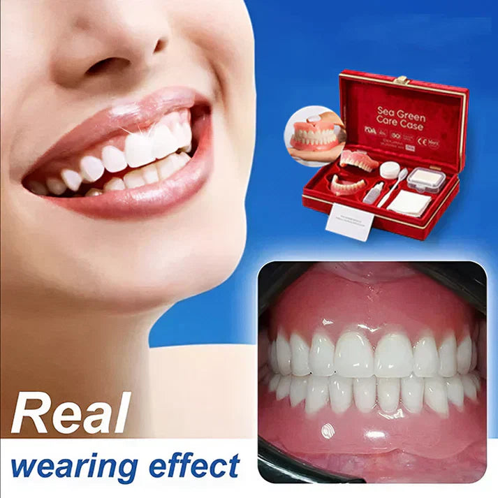 Ends Today: 70% OFF! ⏰ KLENIMORE™ Custom-Fit Smile Support Set — Strong Hold & Natural Look 🦷