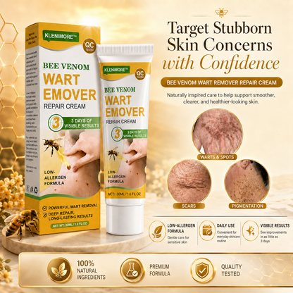Fade Warts, Smooth Texture, Even Tone — One Cream For Complete Wart Removal & Skin Recovery