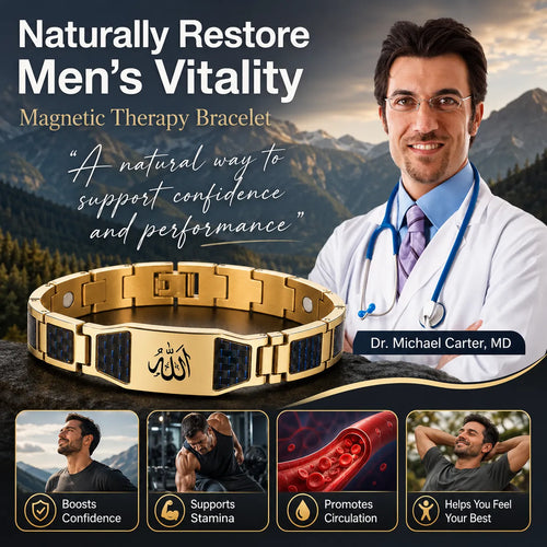 ✨🔥Last Day Free shipping-Men’s Strength & Vitality Bracelet💯🪐Upgrade Your Energy, Style, and Confidence-ABB8