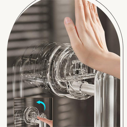 Powerful Suction Cup Glass Mirror Door Handle